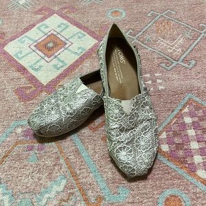 Toms Sliver Lace Alpargata Shoes